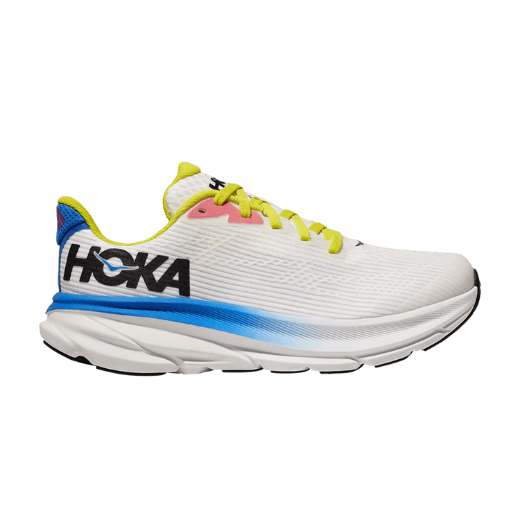 HOKA Clifton 9 Kids 'Blanc De Blanc Virtual Blue'