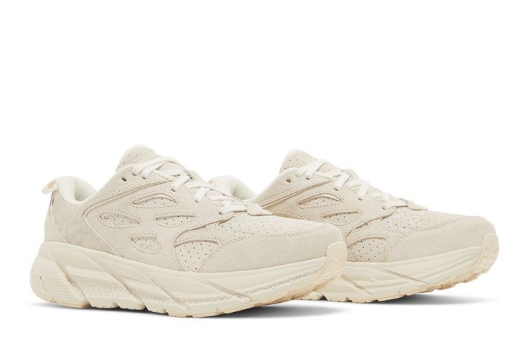 HOKA Clifton L Suede 'Eggnog'