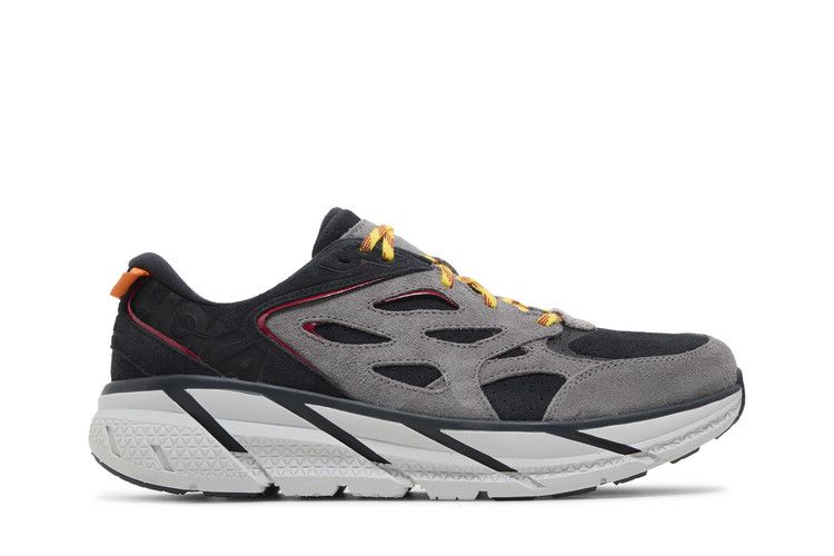 HOKA Clifton L Suede 'Black Lunar Rock'